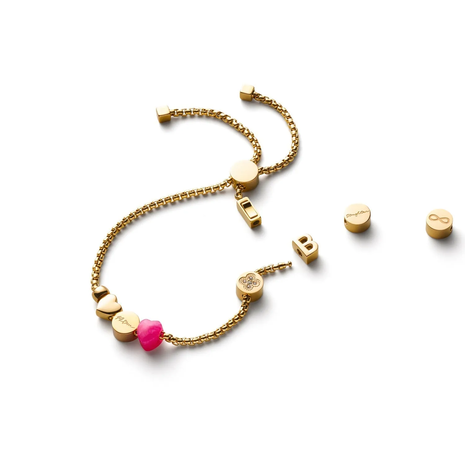 Script Initial Bracelet Charm (Gold) sold by Abbott Lyon product image thumbnail 4