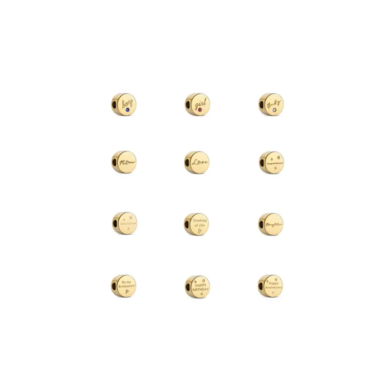 Phrase Charms (Gold) sold by Abbott Lyon