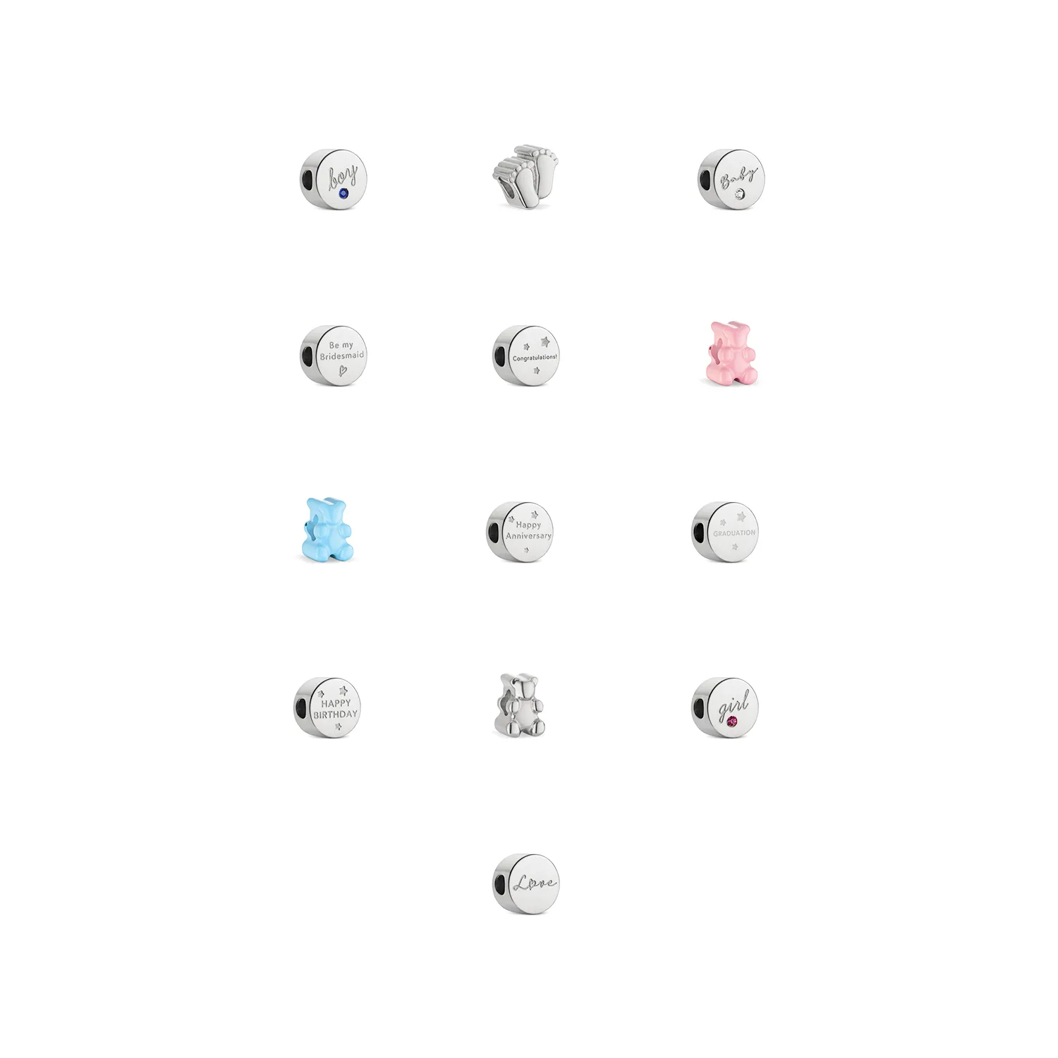 Celebration Charms (Silver) sold by Abbott Lyon product image thumbnail 2