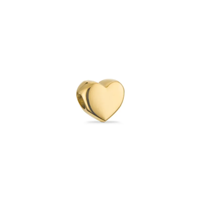 Bubble Heart Bracelet Charm (Gold) sold by Abbott Lyon