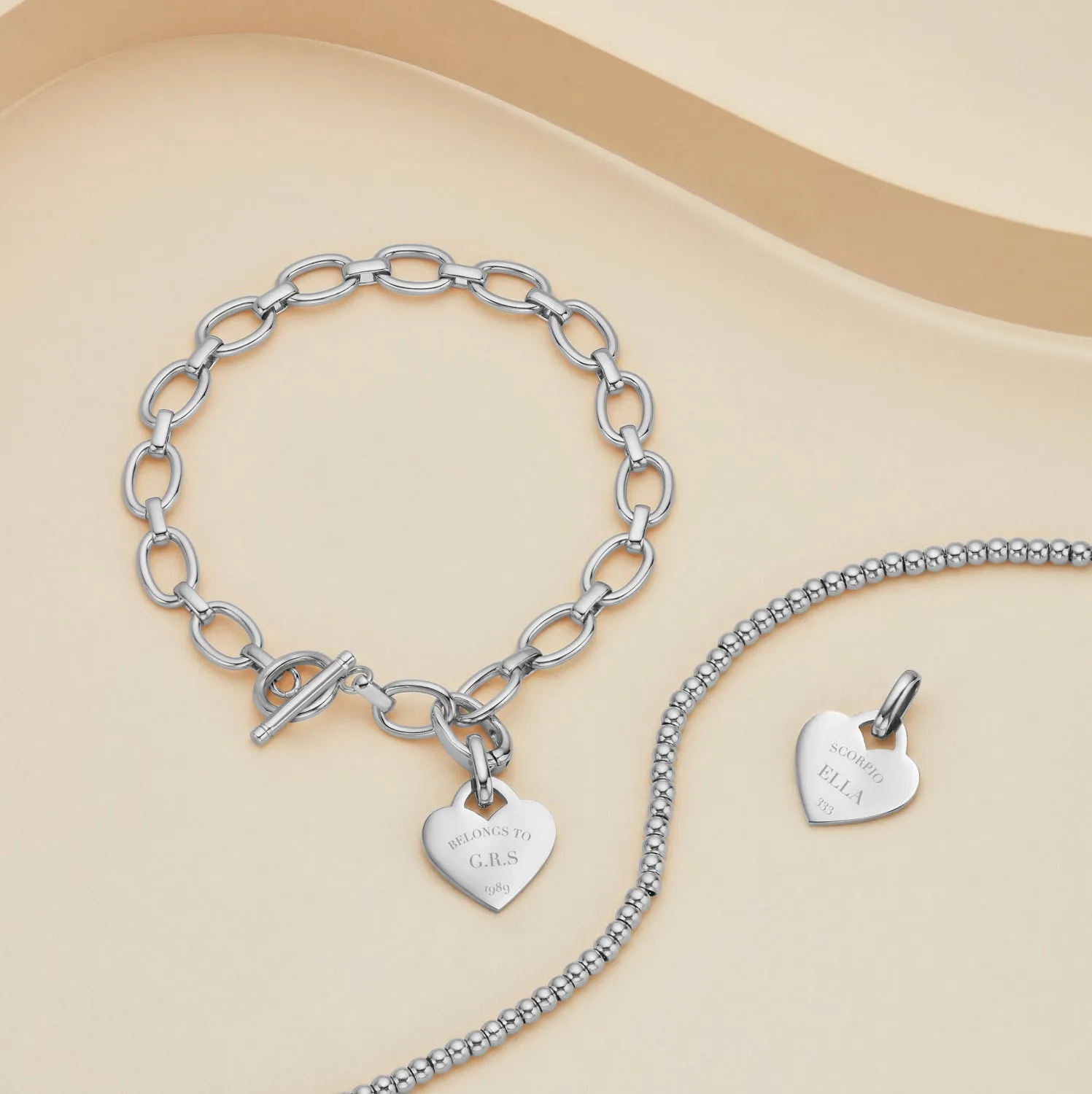 Mini Heart Token Pendant (Silver) sold by Abbott Lyon product image thumbnail 4