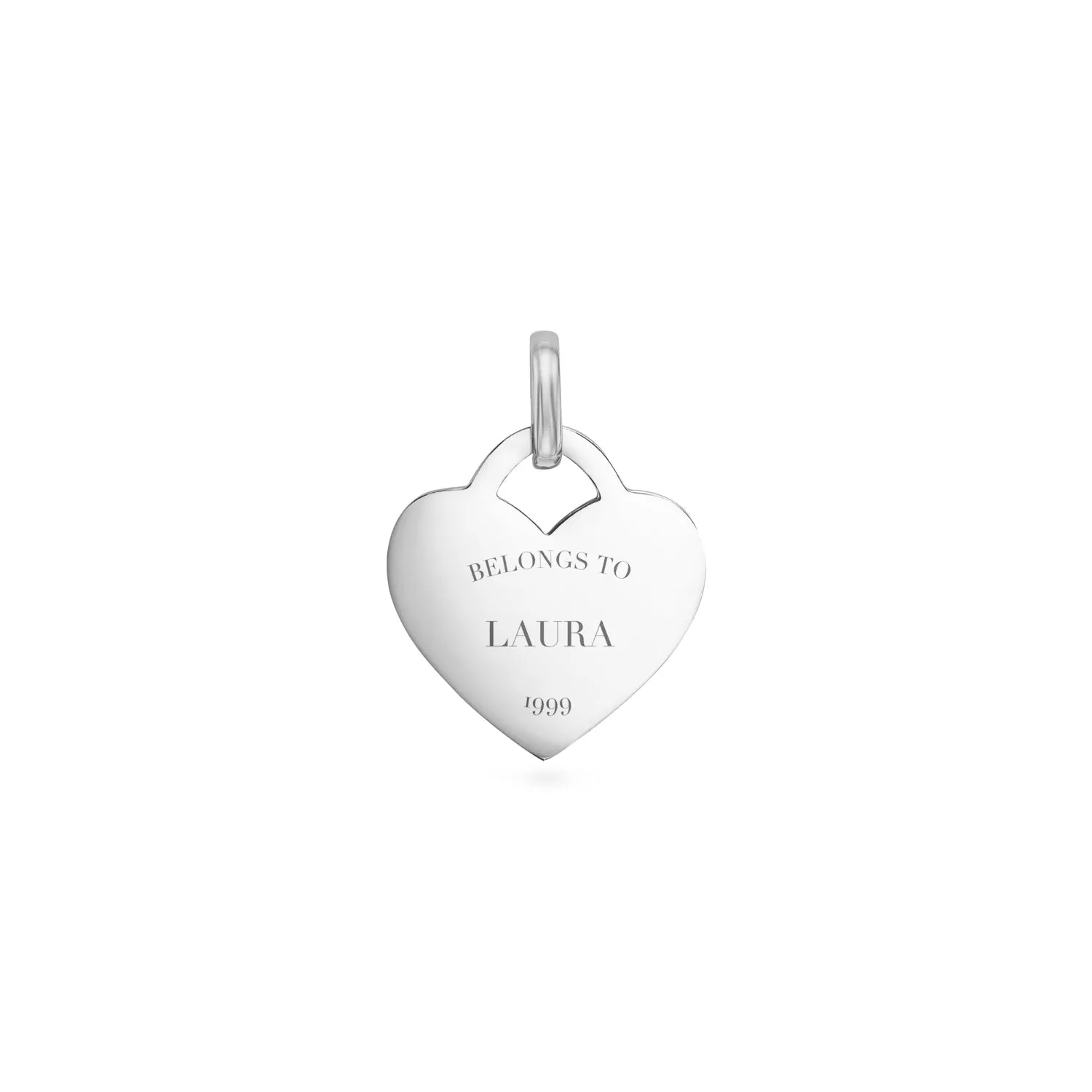 Mini Heart Token Pendant (Silver) sold by Abbott Lyon product image thumbnail 5