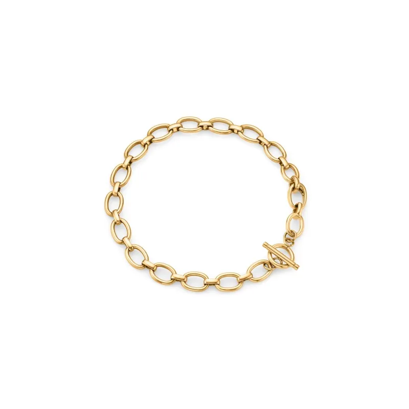 Oval Link Chain Bracelet (Gold) sold by Abbott Lyon