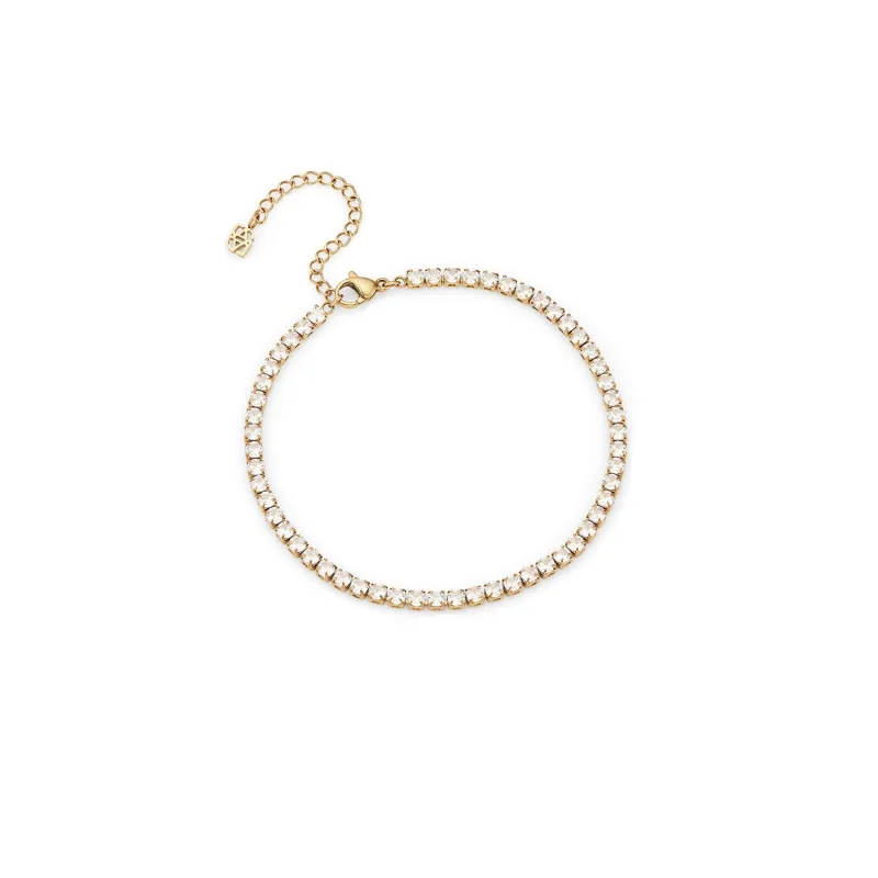 Tennis Chain Anklet (Gold) sold by Abbott Lyon