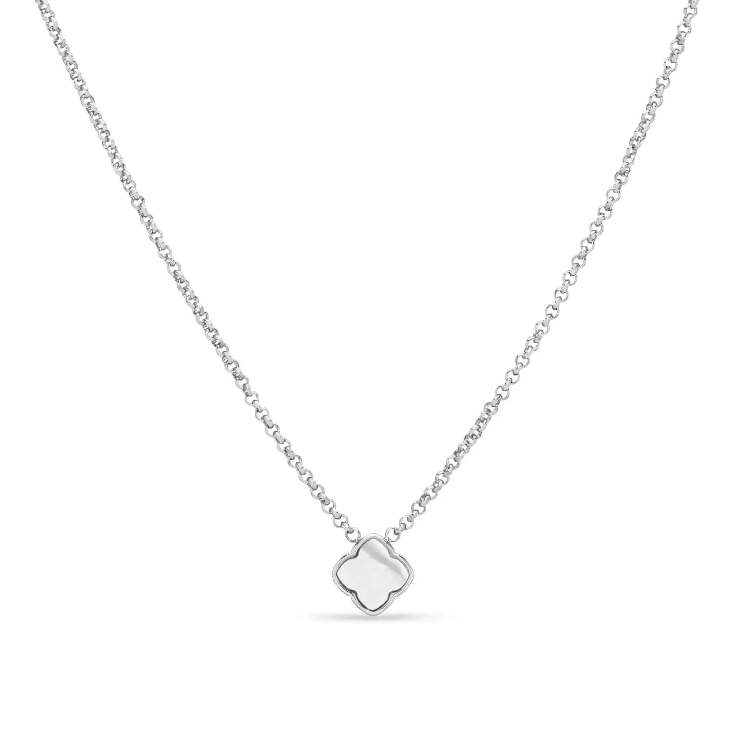 Pearl Clover Necklace (Silver) sold by Abbott Lyon