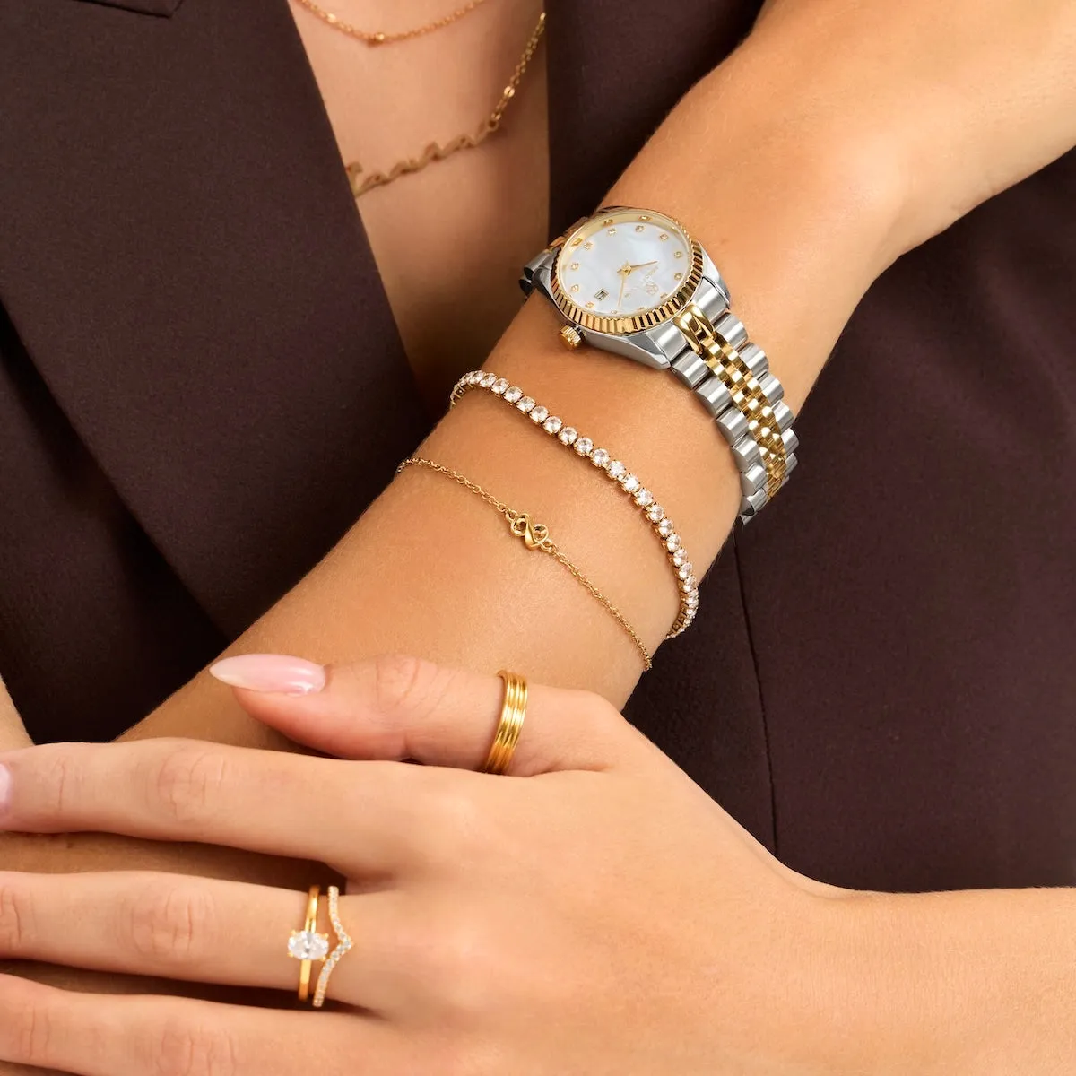 Made Mine Infinity Bracelet (Gold) sold by Abbott Lyon product image thumbnail 3