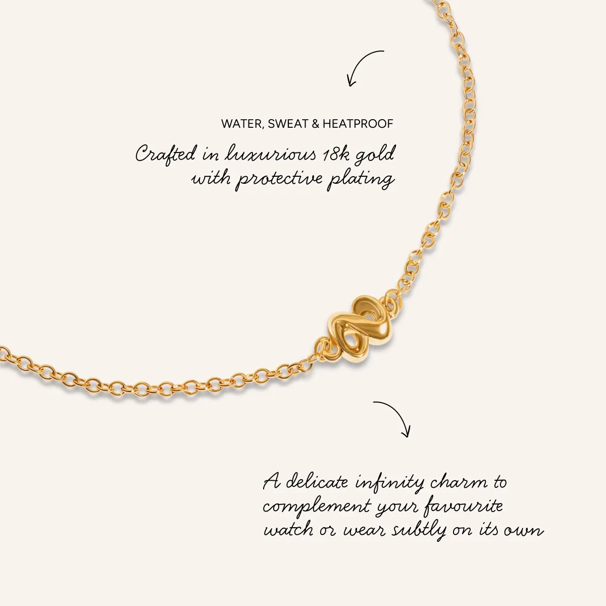 Made Mine Infinity Bracelet (Gold) sold by Abbott Lyon product image thumbnail 4