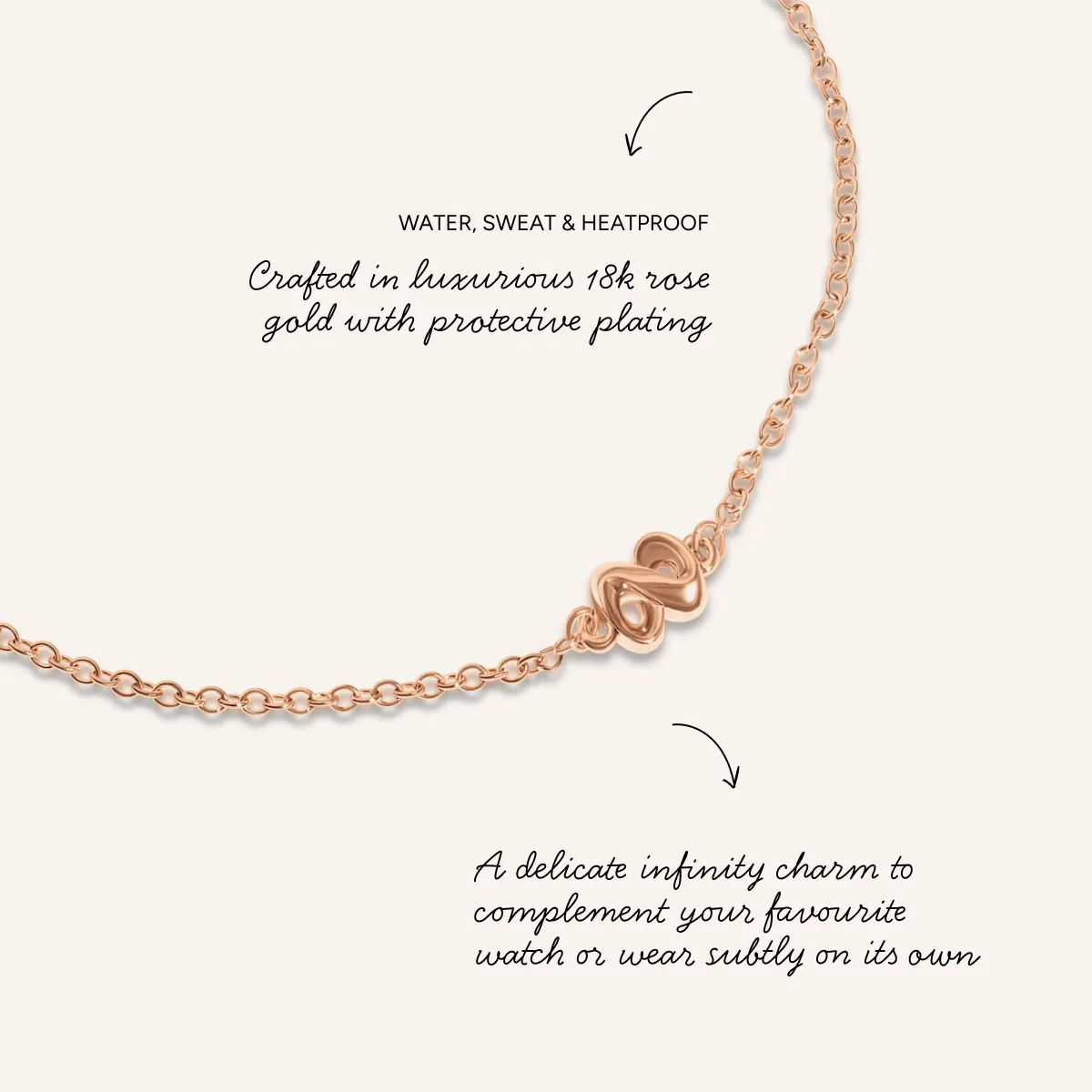 Made Mine Infinity Bracelet (Rose Gold) sold by Abbott Lyon product image thumbnail 3