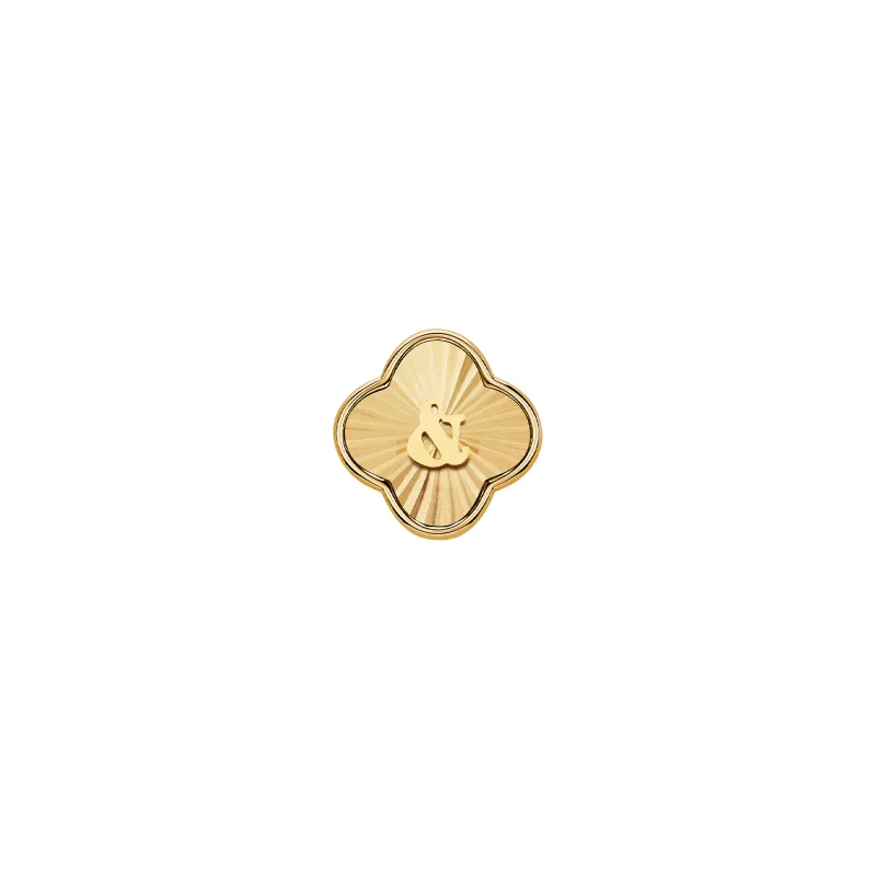 Textured Clover Charms (Gold) - & made by Abbott Lyon