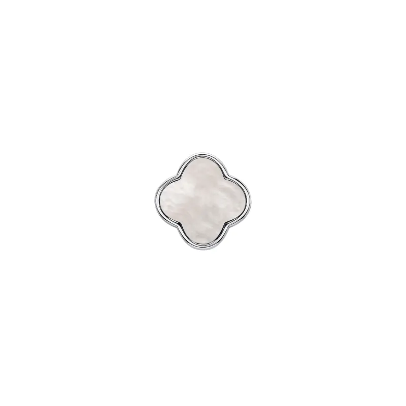 Pearl Clover Charms (Silver) - Plain Clover sold by Abbott Lyon
