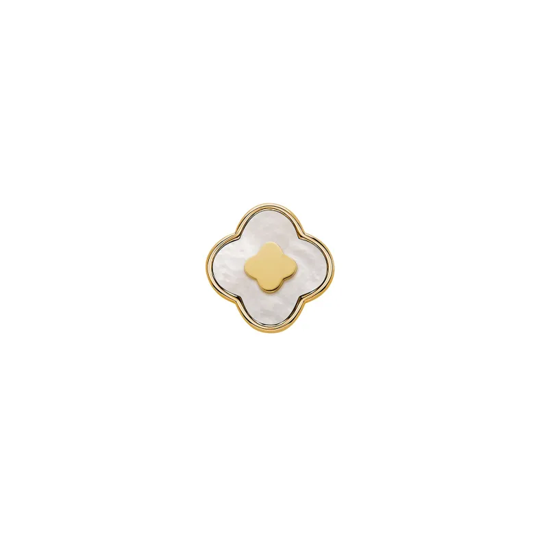 Pearl Clover Charms (Gold) - Clover sold by Abbott Lyon