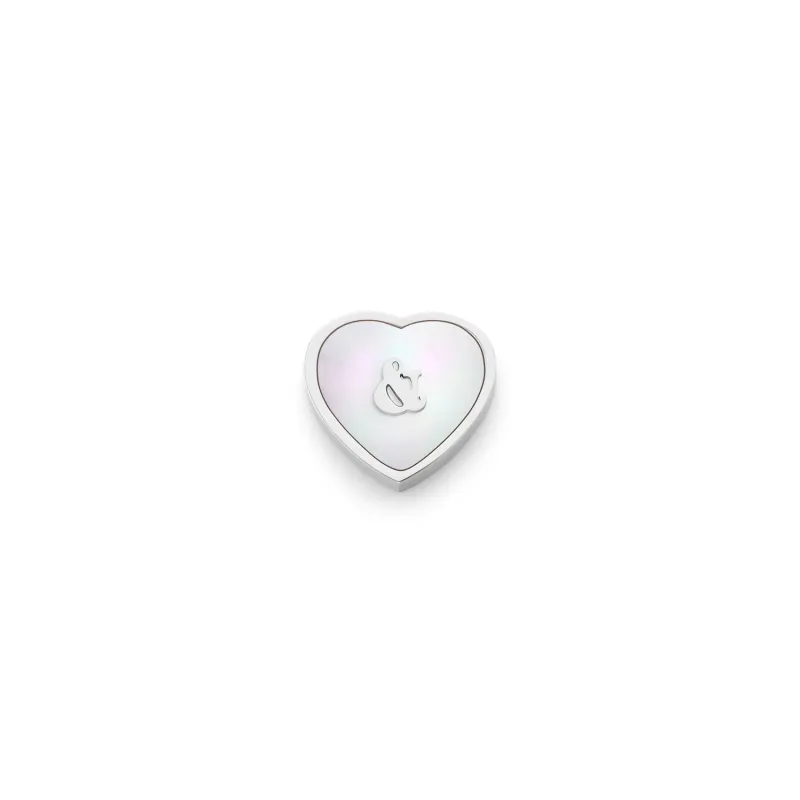 Pearl Heart Charms (Silver) - & sold by Abbott Lyon