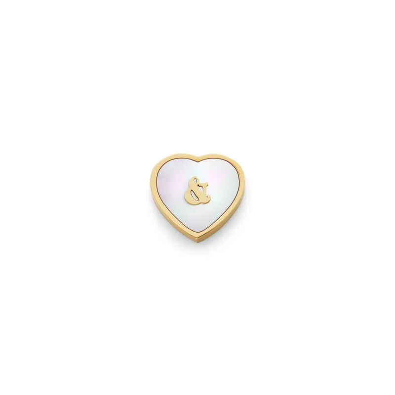 Pearl Heart Charms (Gold) - & sold by Abbott Lyon