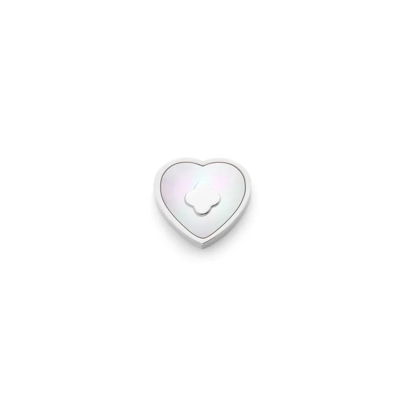 Pearl Heart Charms (Silver) - Clover sold by Abbott Lyon