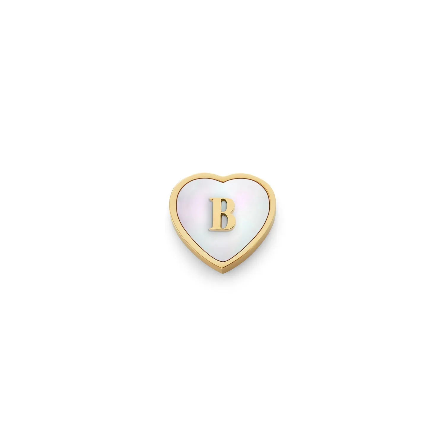 Pearl Heart Charms (Gold) - Initials sold by Abbott Lyon product image thumbnail 3