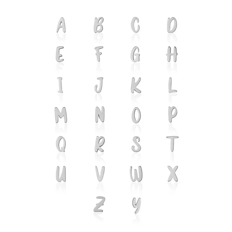 Fixed Charm - Handwritten Initial Charm (Silver) sold by Abbott Lyon