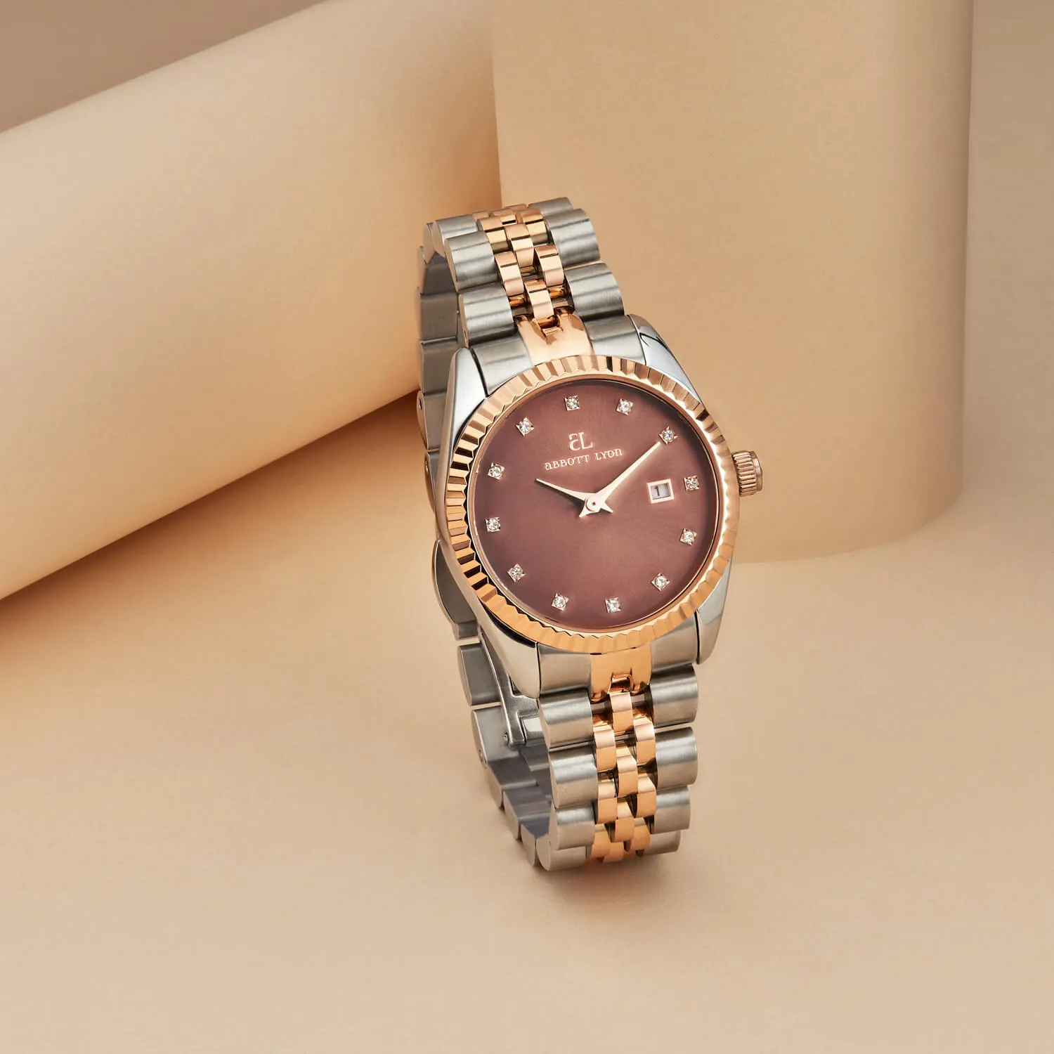 Mini Two Tone Mocha Belgravia 30 Watch sold by Abbott Lyon product image thumbnail 5