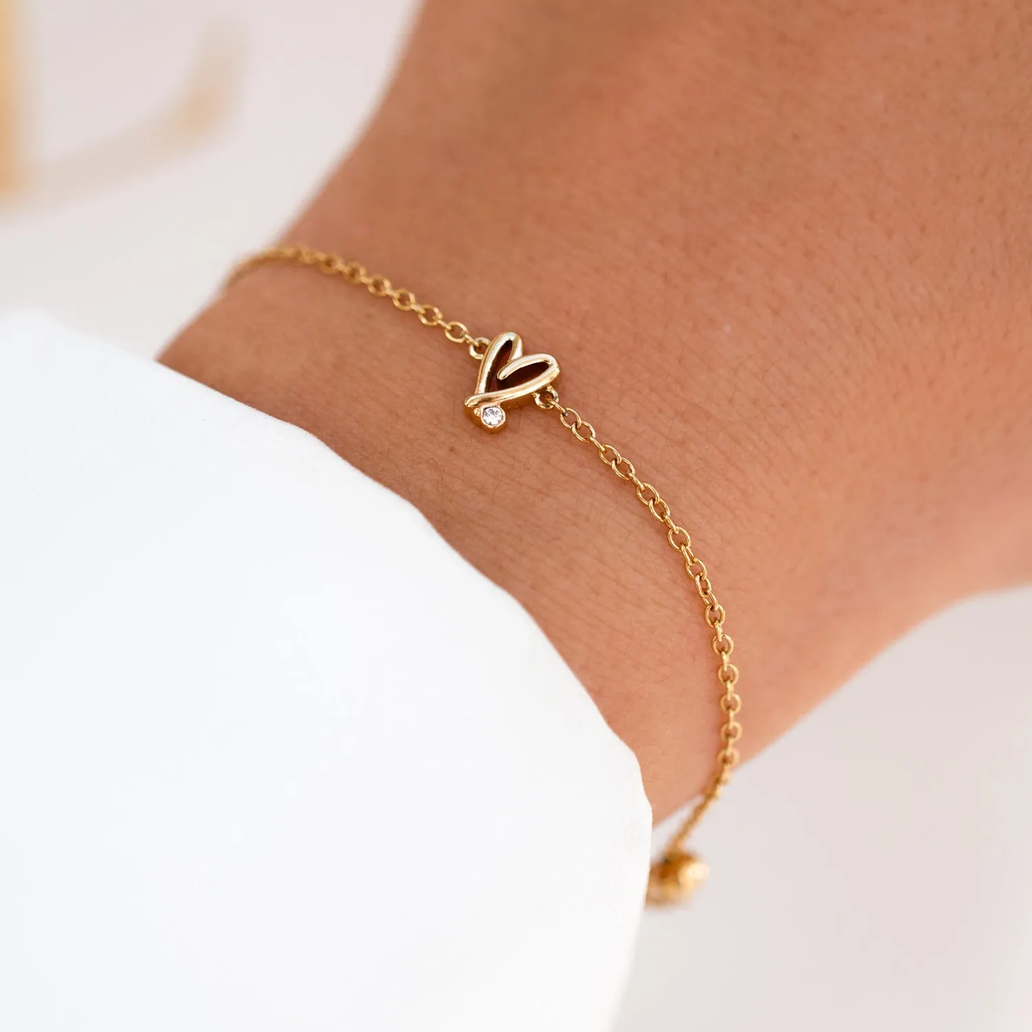 Stacey's Stories Doodle Heart Bracelet (Gold) sold by Abbott Lyon product image thumbnail 2