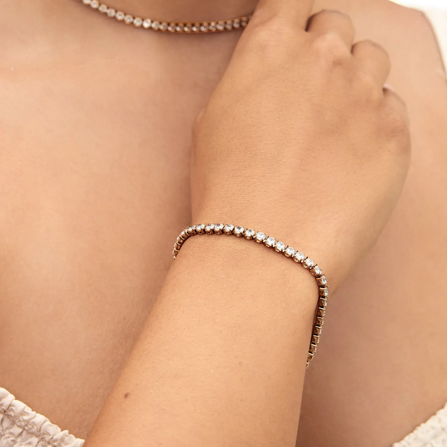 Tennis Bracelet (Rose Gold) sold by Abbott Lyon product image thumbnail 3