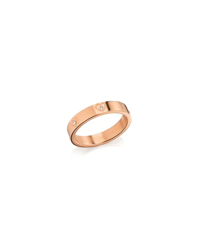 Crystal Heart Ring (Rose Gold) sold by Abbott Lyon
