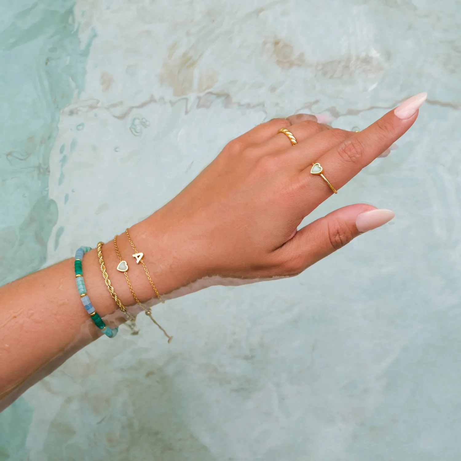 Small Rope Chain Bracelet (Gold) sold by Abbott Lyon product image thumbnail 5