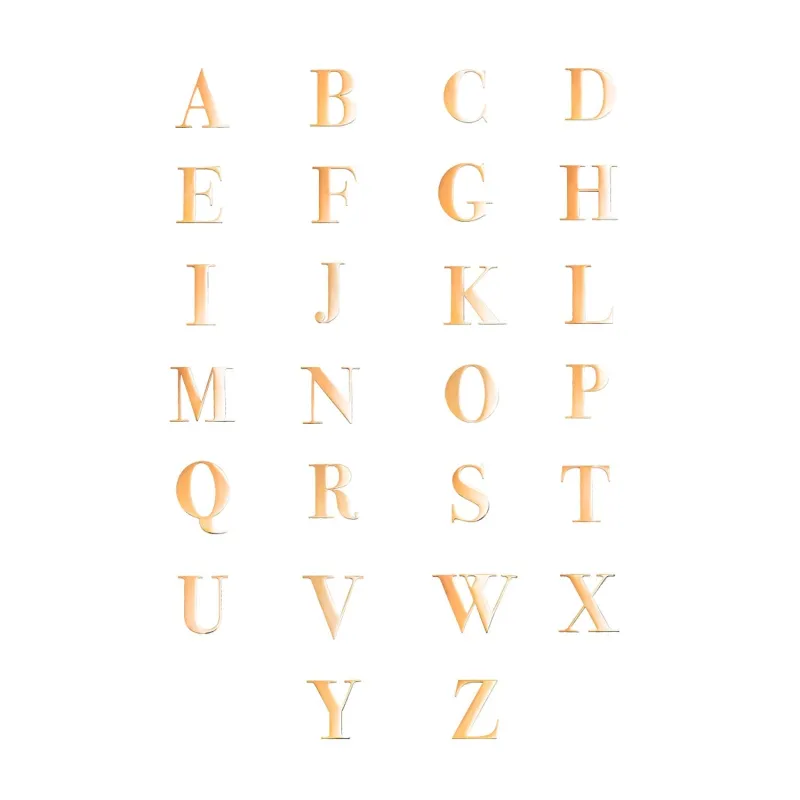 Custom Figaro Icon - Initial (Gold) sold by Abbott Lyon