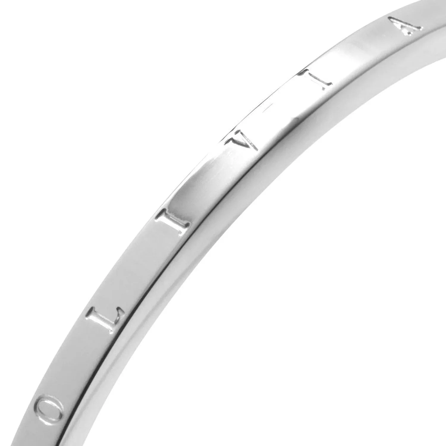 Custom Stamped Name Bangle (Silver) sold by Abbott Lyon product image thumbnail 4