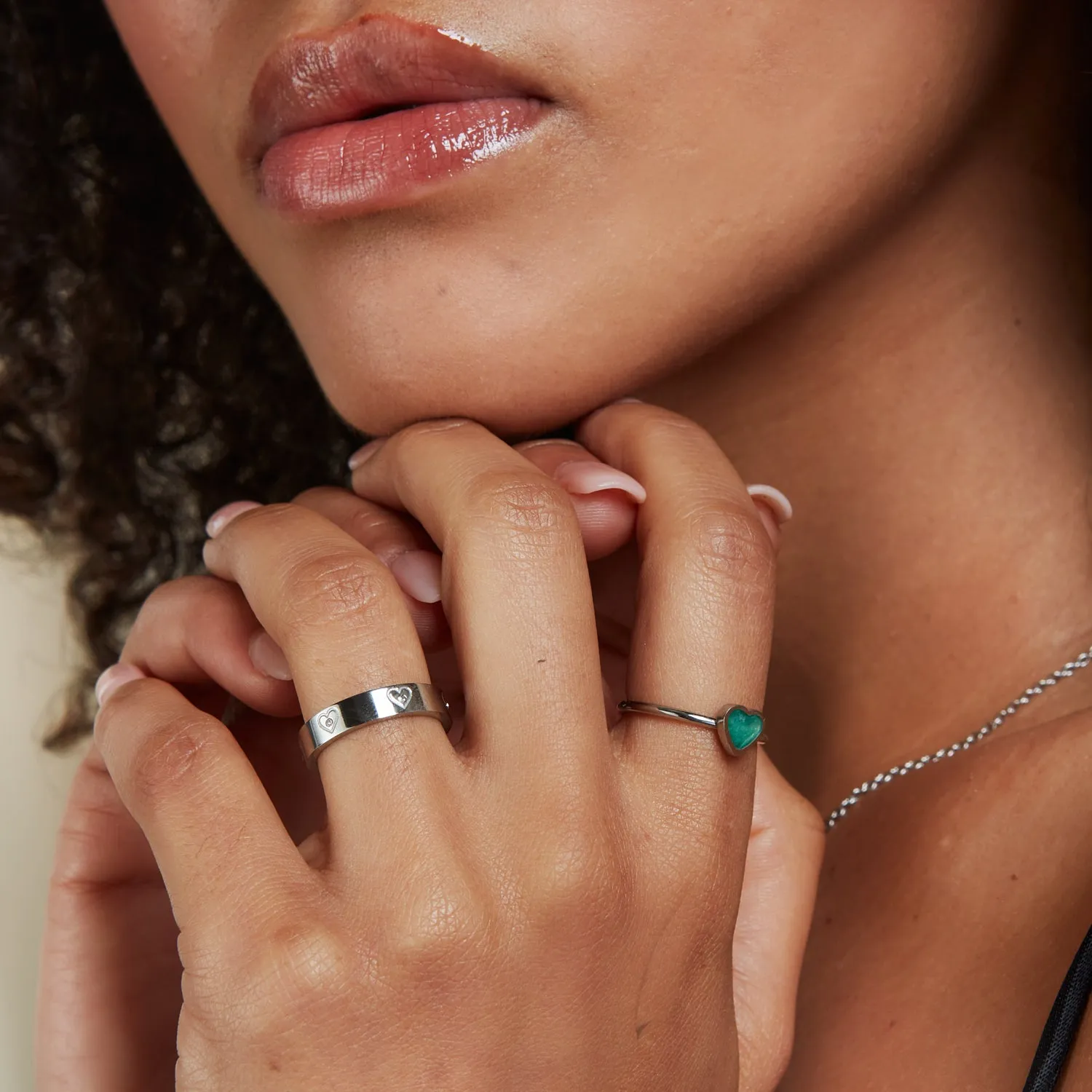 Crystal Heart Ring (Silver) sold by Abbott Lyon product image thumbnail 2