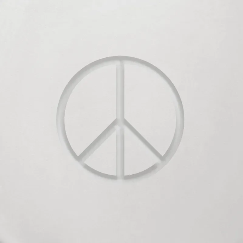 Stamped - Peace Icon made by Abbott Lyon