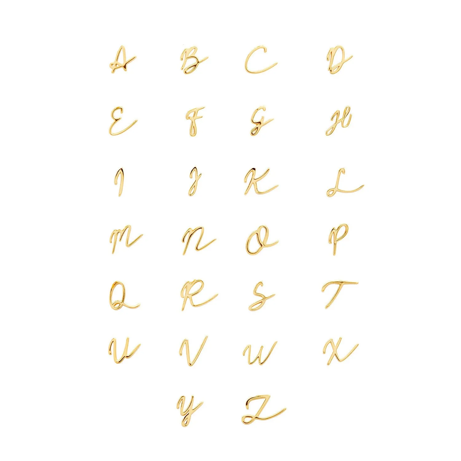 Stacey's Stories Script Initial Pendant (Gold) sold by Abbott Lyon product image thumbnail 5