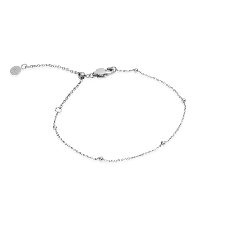 Layering Sphere Chain Bracelet (Silver) sold by Abbott Lyon