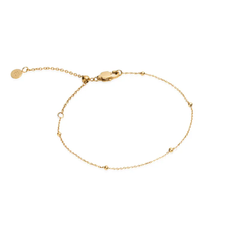 Layering Sphere Chain Bracelet (Gold) sold by Abbott Lyon