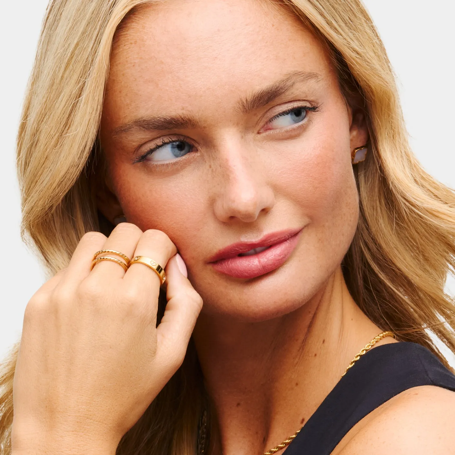 Crystal Heart Ring (Gold) sold by Abbott Lyon product image thumbnail 2