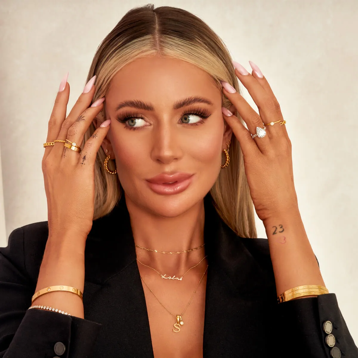 Crystal Heart Ring (Gold) sold by Abbott Lyon product image thumbnail 4