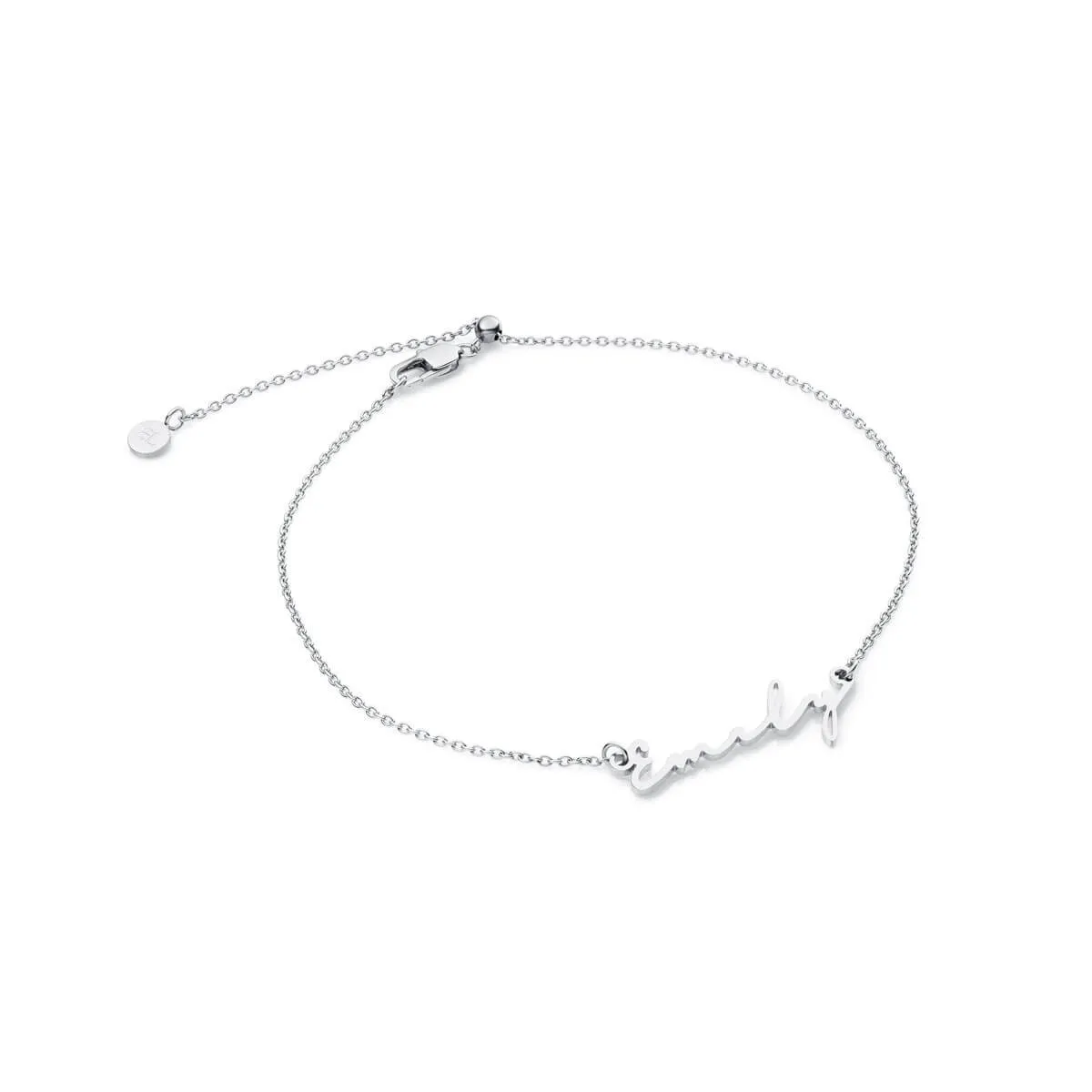 Signature Name Anklet (Silver) sold by Abbott Lyon