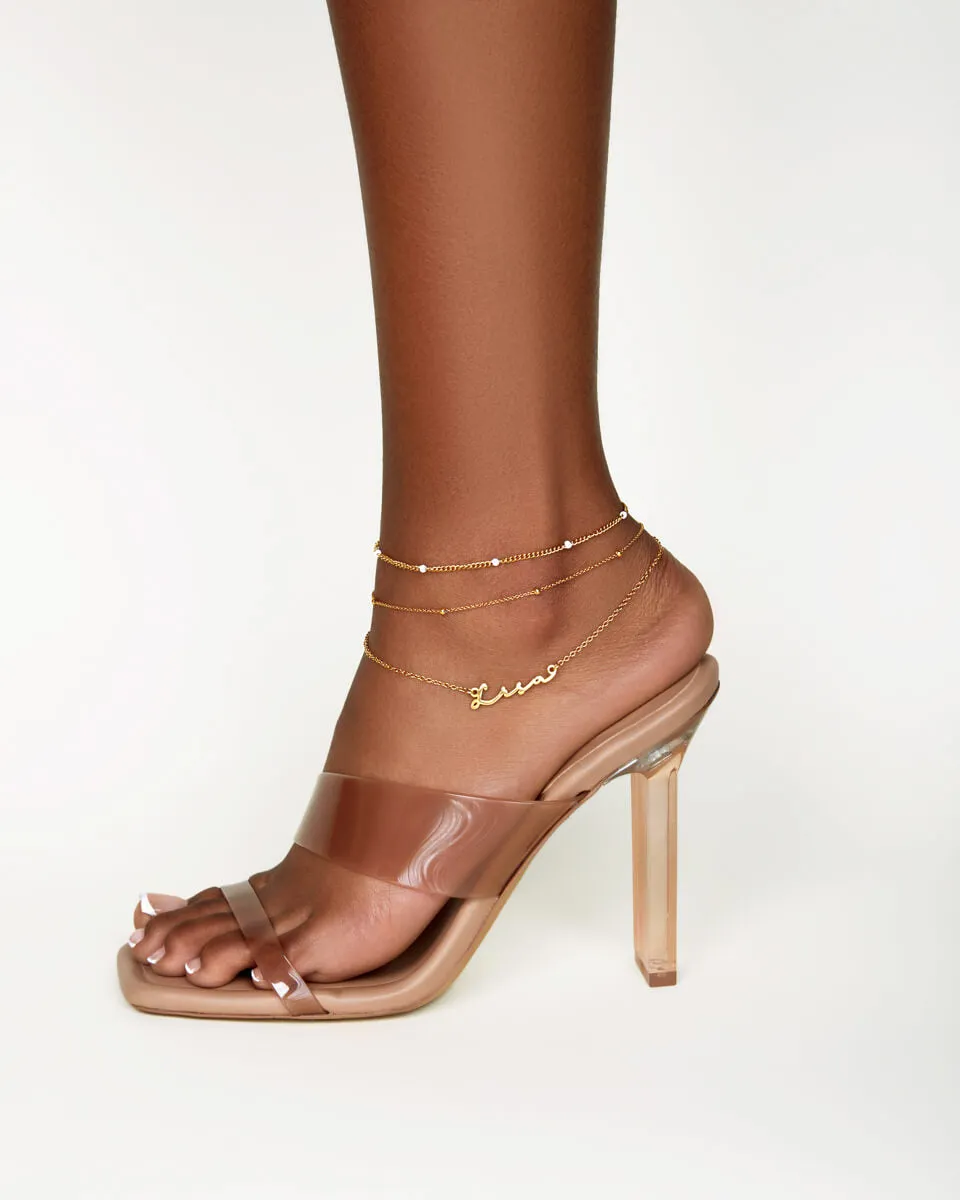 Signature Name Anklet (Gold) sold by Abbott Lyon product image thumbnail 2