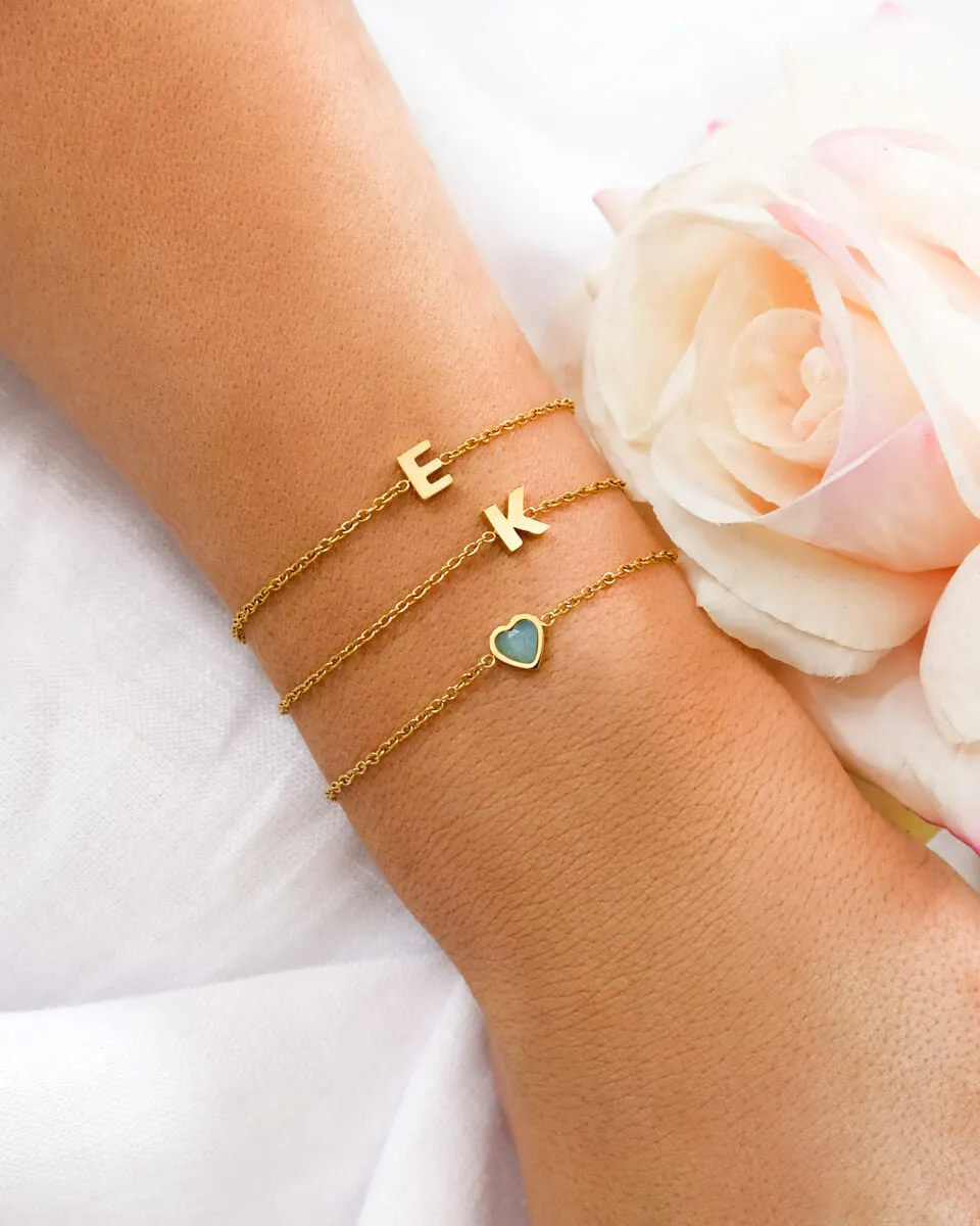 Mini Heart Birthstone Set (Gold) sold by Abbott Lyon product image thumbnail 4