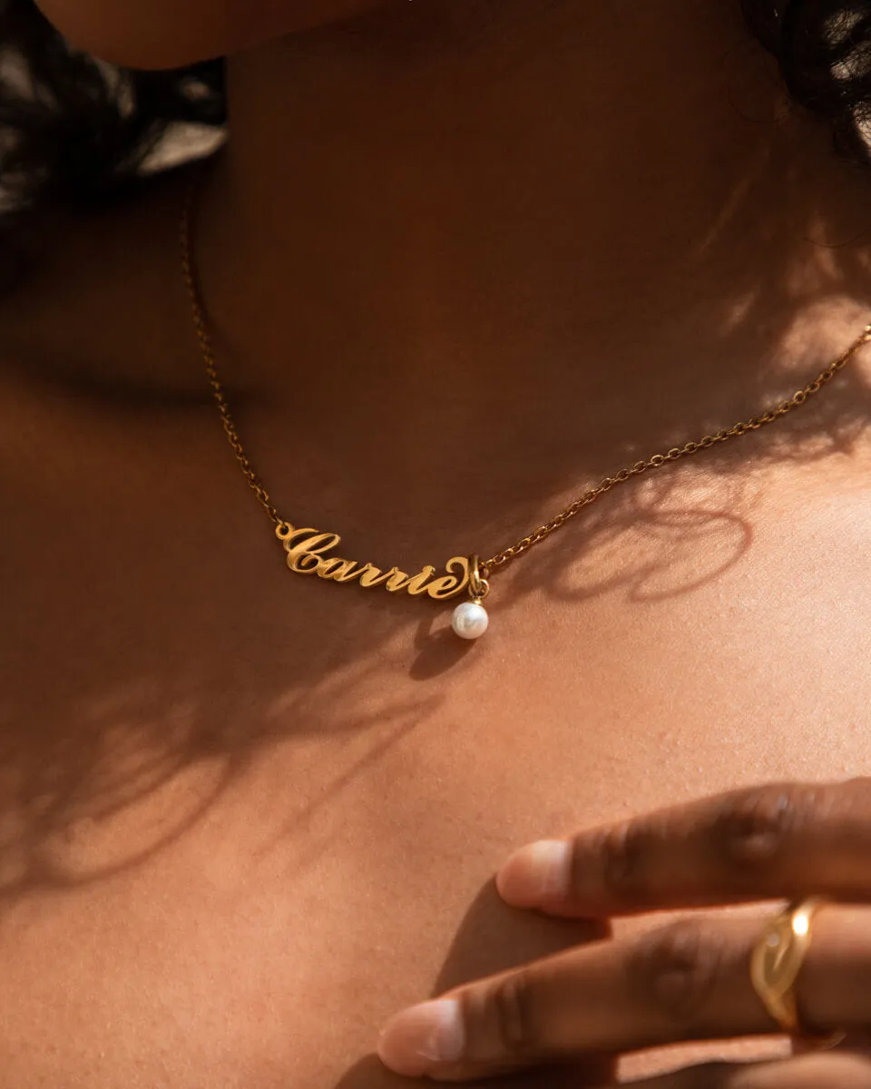 Mini Pearl Pendant (Gold) sold by Abbott Lyon product image thumbnail 3