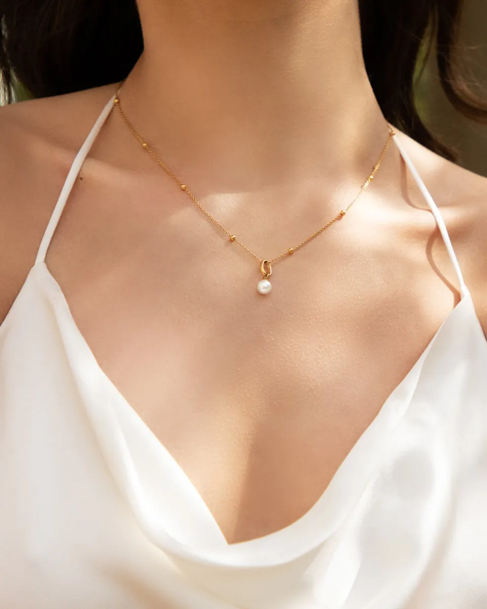 Mini Pearl Pendant (Gold) sold by Abbott Lyon product image thumbnail 2
