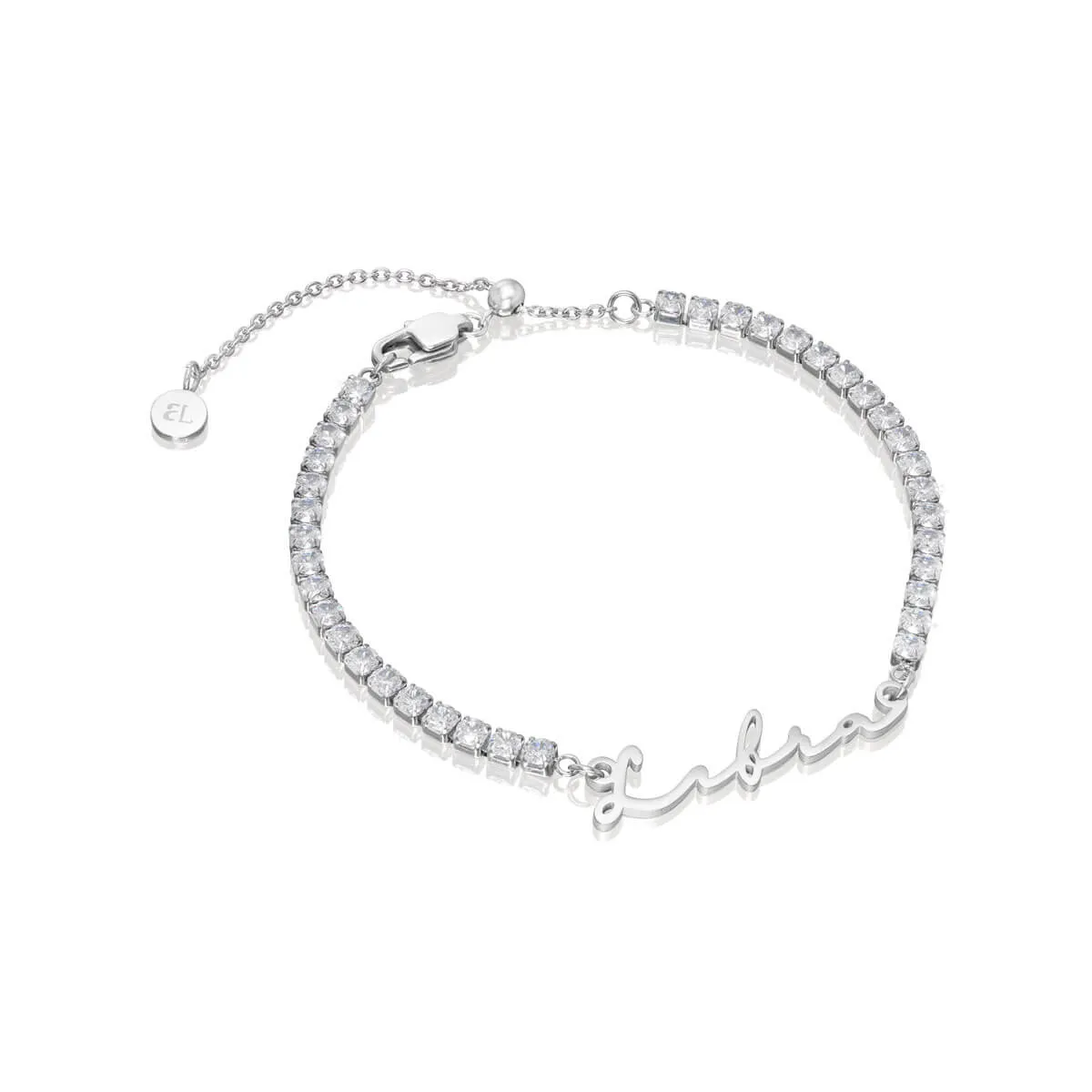 Signature Name Tennis Bracelet (Silver) sold by Abbott Lyon