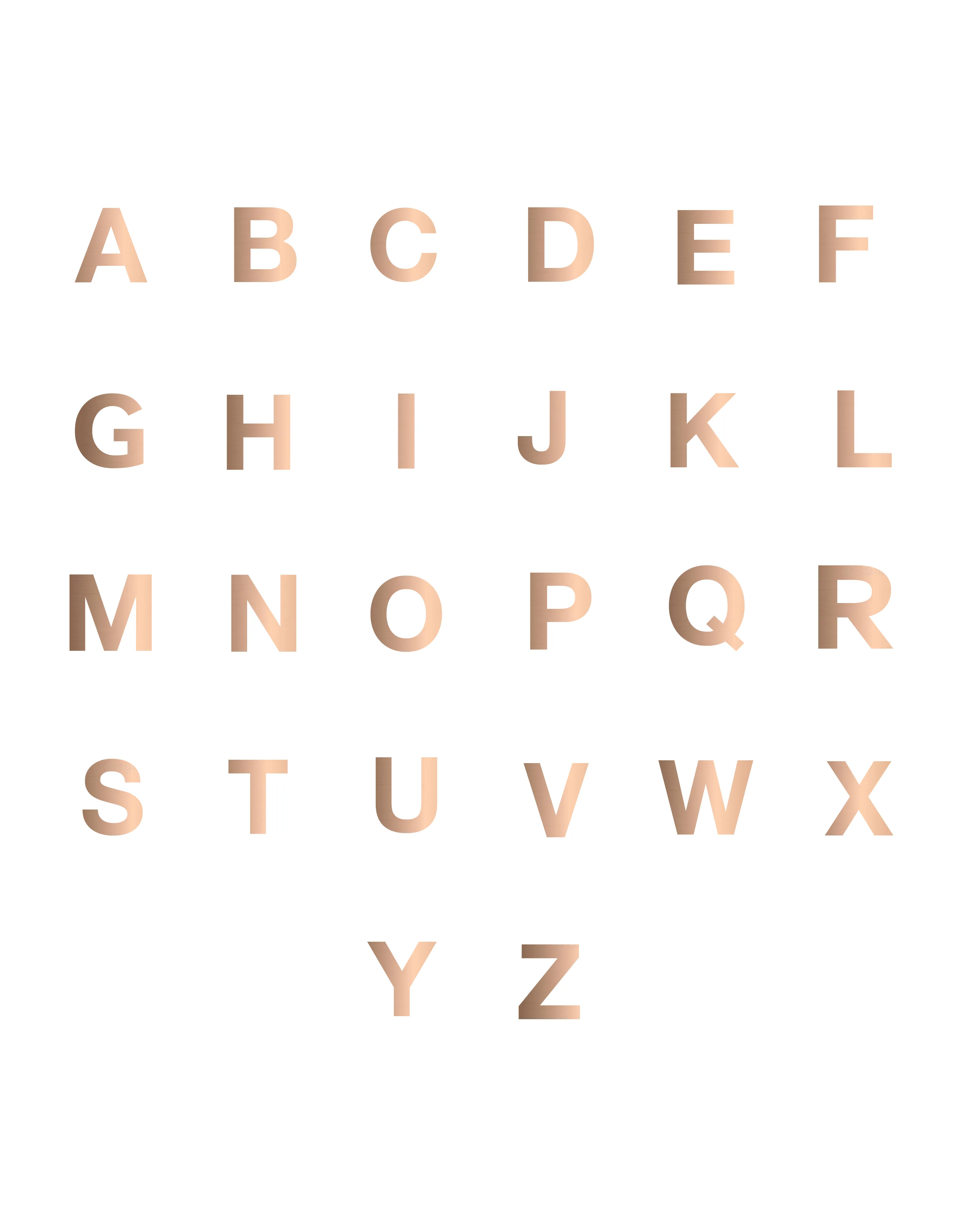 Mini Letter Sphere Chain Necklace (Rose Gold) sold by Abbott Lyon product image thumbnail 4