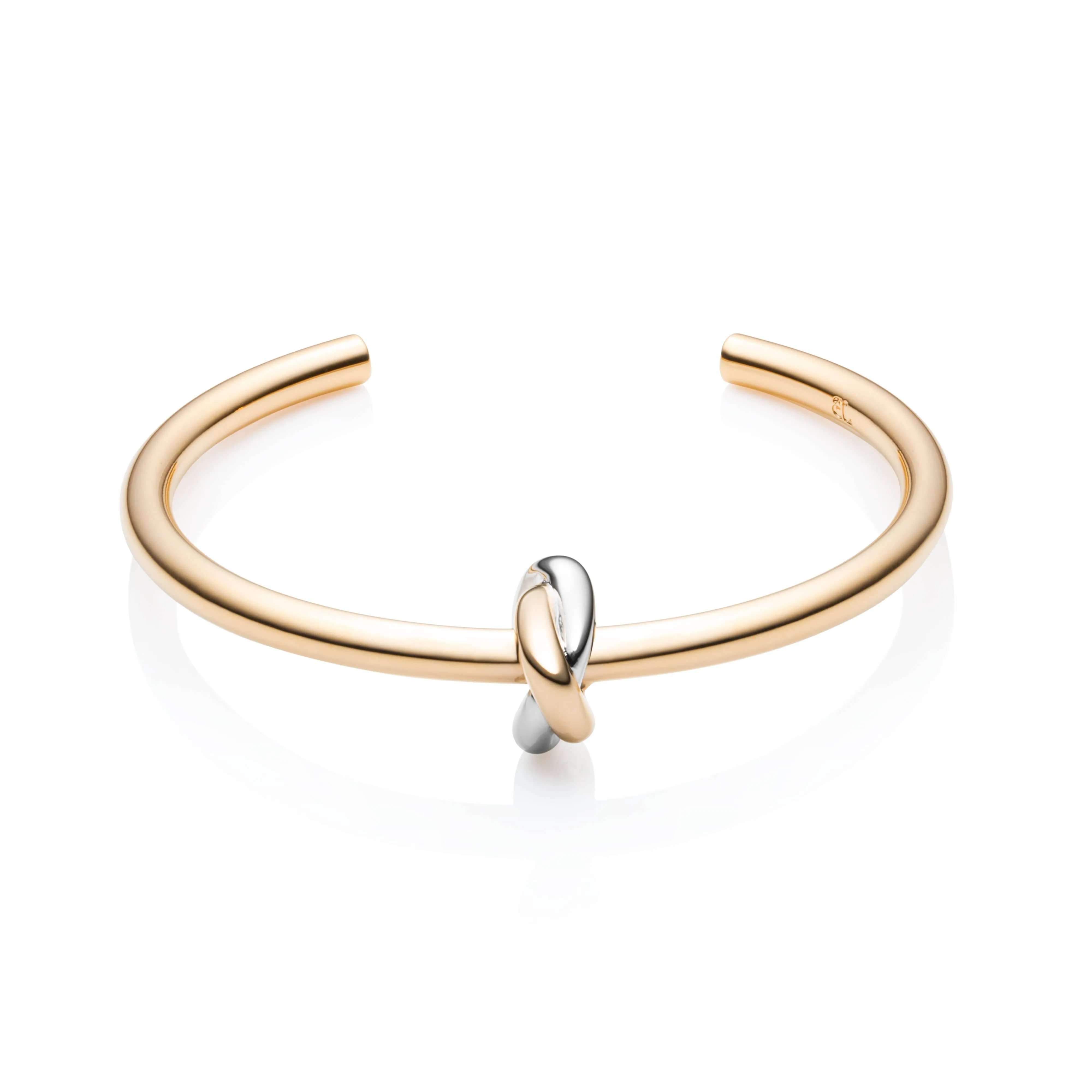 Knot Bangle (Gold/Silver) sold by Abbott Lyon product image thumbnail 3