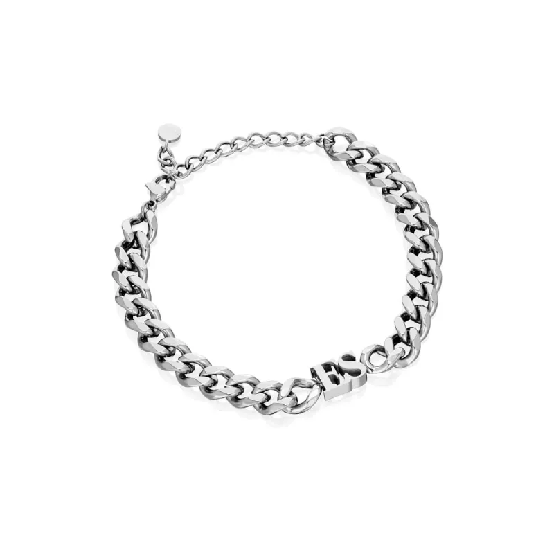 Initial Curb Bracelet (Silver) sold by Abbott Lyon