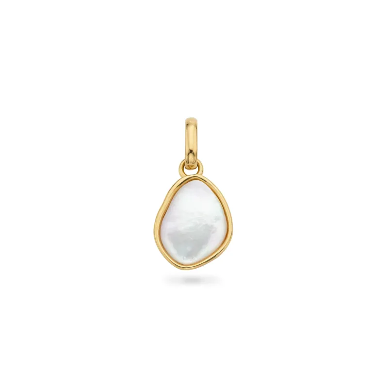 Organic Moonstone Pendant (Gold) sold by Abbott Lyon