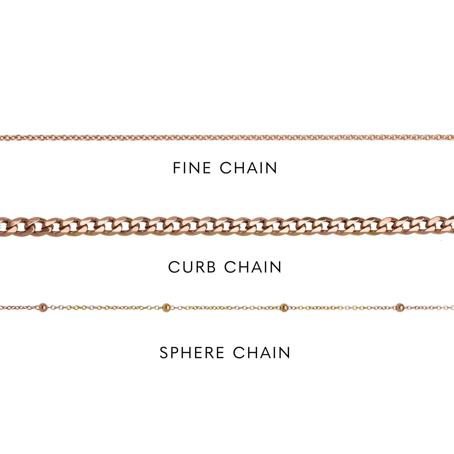 Birthstone Name Necklace (Rose Gold) sold by Abbott Lyon product image thumbnail 4