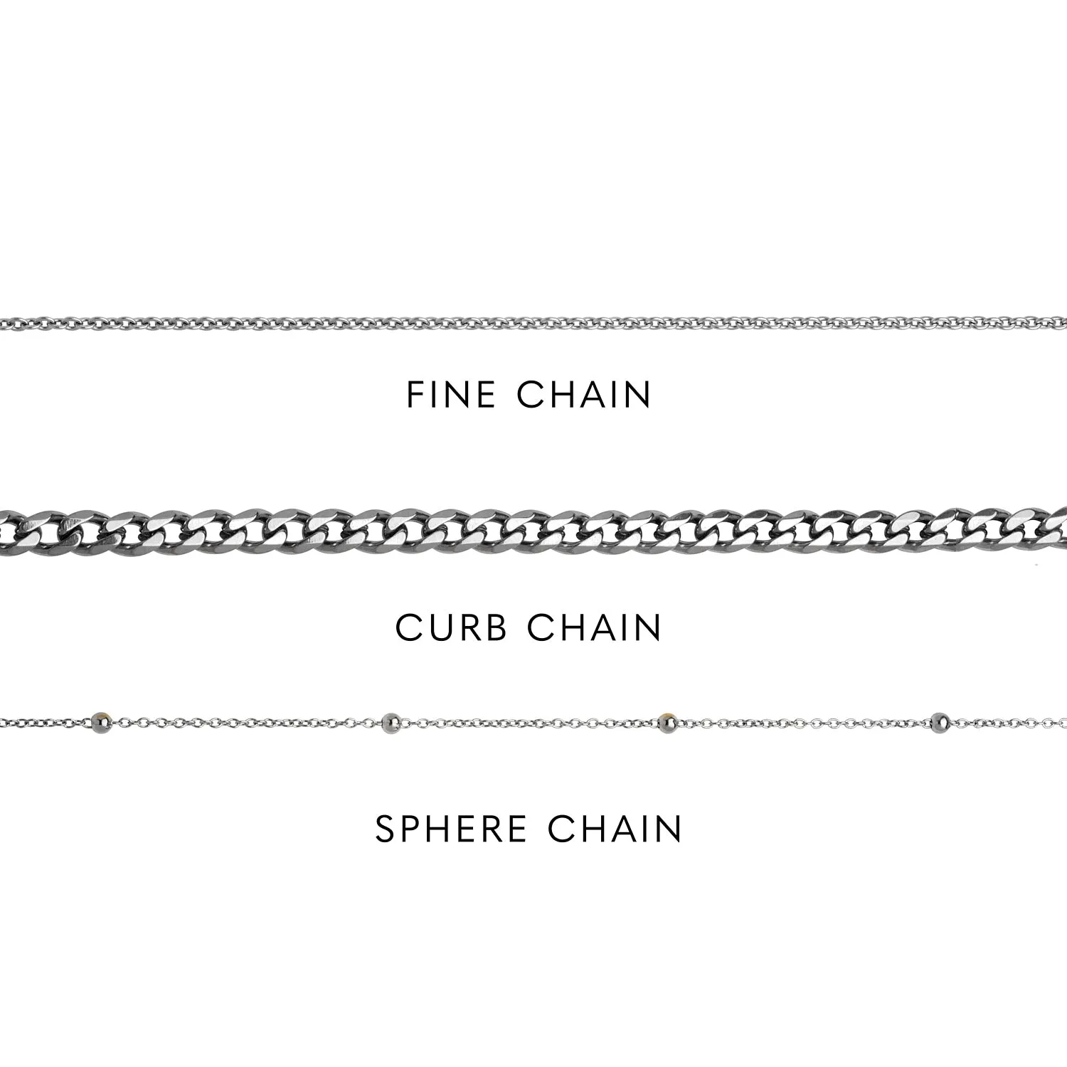 Birthstone Name Necklace (Silver) sold by Abbott Lyon product image thumbnail 5