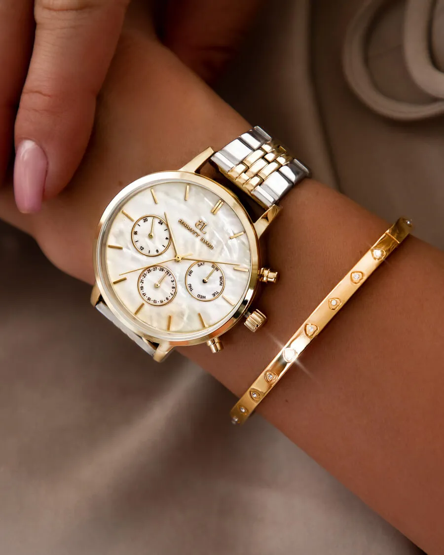 Two Tone Pearl Link Nueva 40 Watch sold by Abbott Lyon product image thumbnail 3