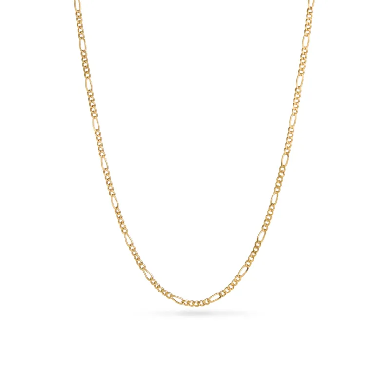 Small Figaro Chain Necklace (Gold) sold by Abbott Lyon