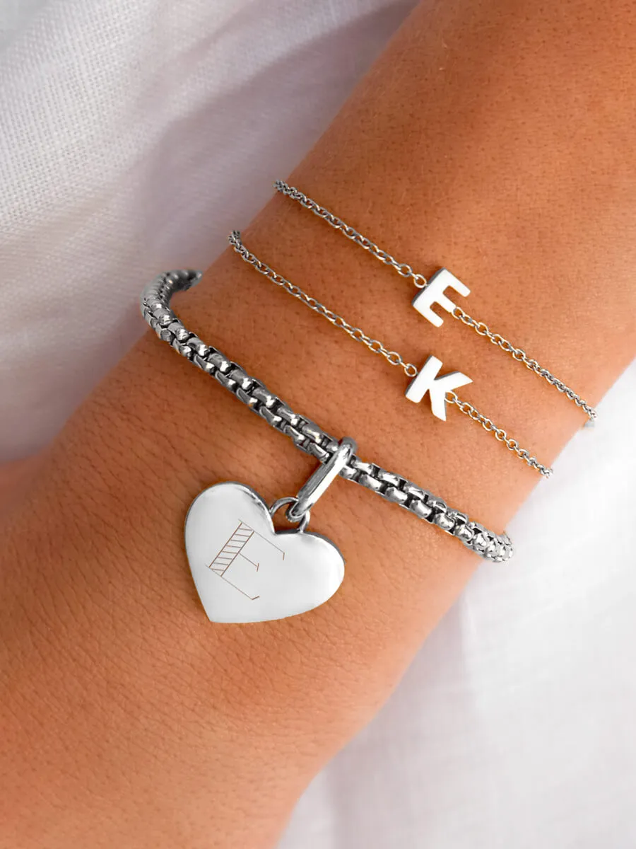 Initial Bracelet (Silver) sold by Abbott Lyon product image thumbnail 2
