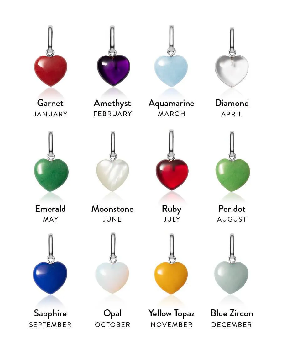 Letter & Birthstone Sphere Chain Layered Set (Silver) sold by Abbott Lyon product image thumbnail 3
